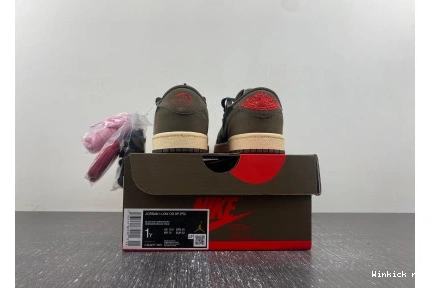 SCOTT 1 AIR 'MOCHA' LOW JORDAN X (KIDS)TRAVIS 0824